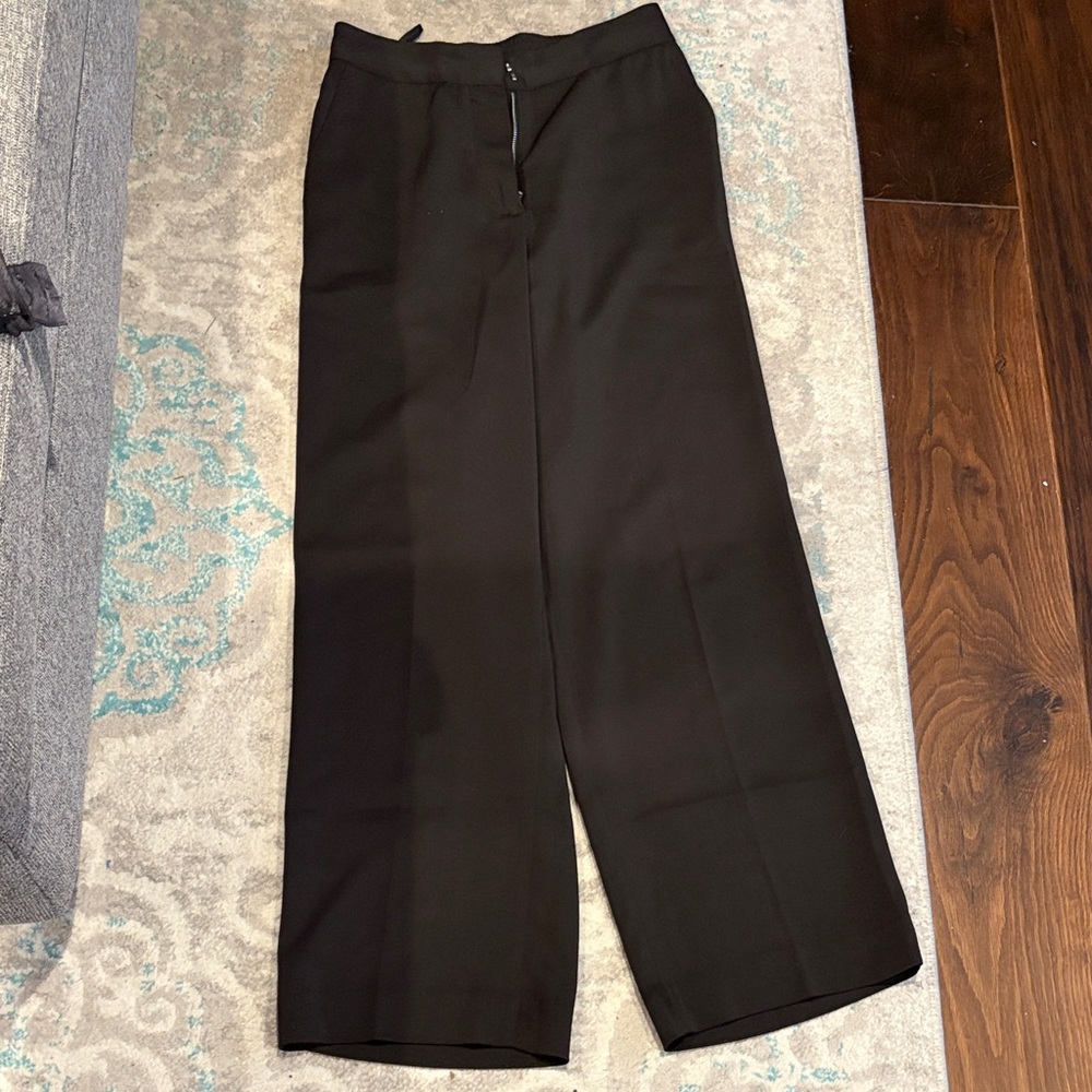 Quince Black Women's Wide-Leg Trousers